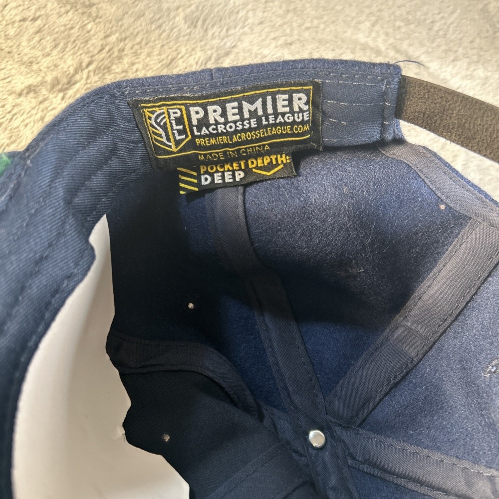 Utah Archers Lacrosse Hat Mens Blue Wool Strap Back Premiere Lacrosse League - Picture 8 of 8
